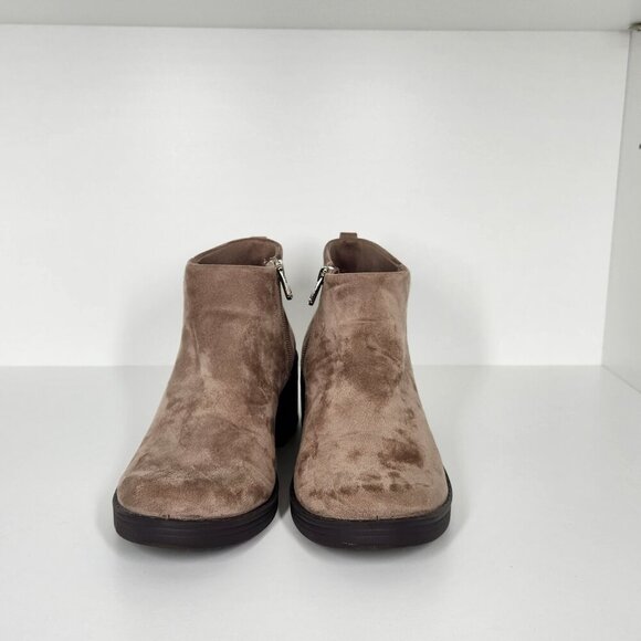 BZees Other Half Bootie Women's Size 10M Latte Fabric - Picture 2 of 15